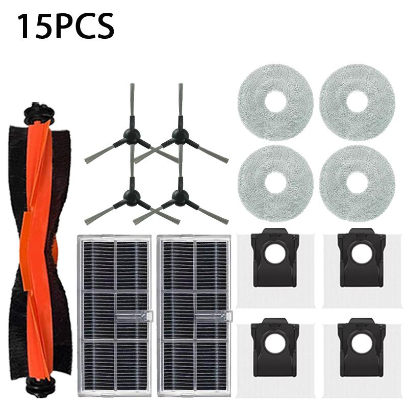 For Dreame L10s Pro Ultra Heat, X30 Ultra, X30 Pro Vacuum Cleaner Replacement Accessories Main Side Brush Filter Mop Dust Bag