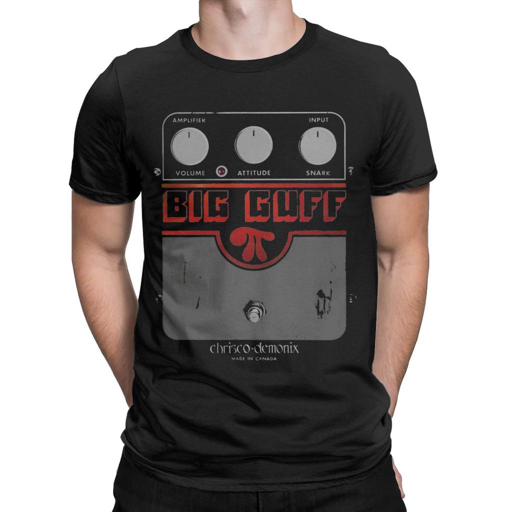 E-Gitarren-Effektpedal Big Guff T-Shirts für Herren Baumwoll-T-Shirts Rundhals-T-Shirt Kurzarm-Kleidung Geschenkidee