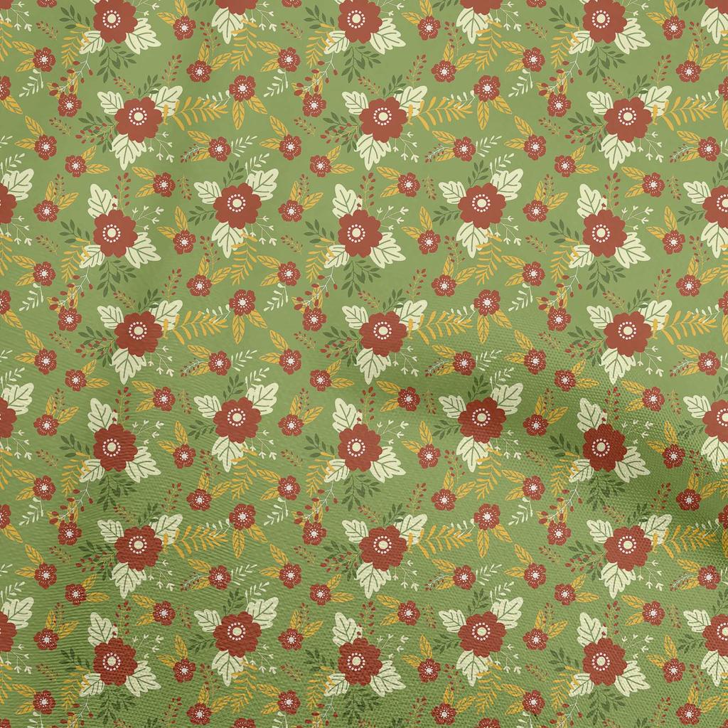 oneOone Cotton Poplin Dark Purple Fabric Kids Floral Quilting Supplies Print Sewing Fabric By The Yard 42 Inch