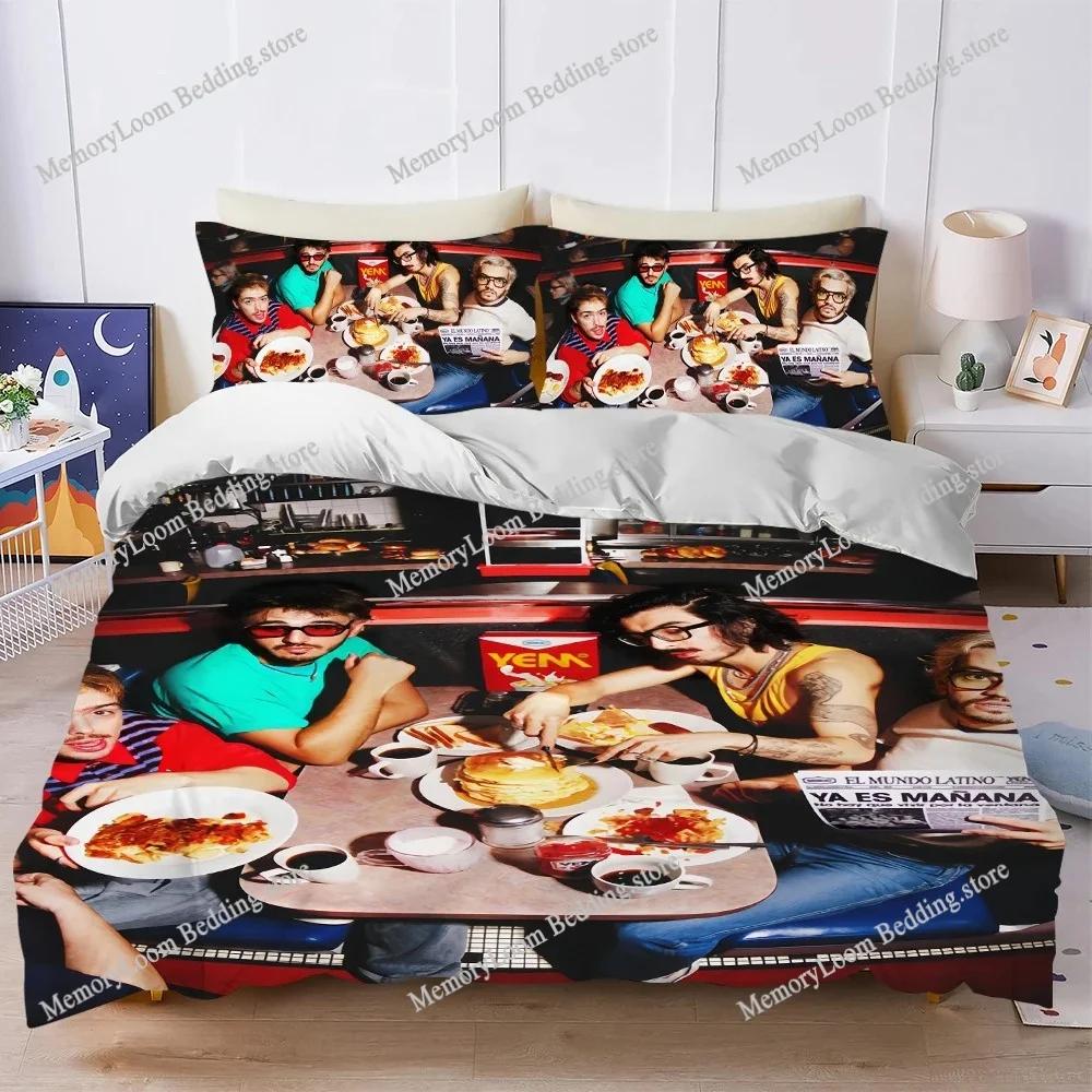 Music M-Morat Band Duvet Cover Set Home Style Bedding Soft Laundry Cotton Bed Four Seasons Student Dormitory Home Textileextile9