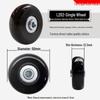 Universal Wheel Replacement for Luggage Suitcase: Leather Caster Rubber Roller Rim Repair Accessories