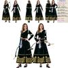 European Medieval Queen Costume With Green Velvet Cotton Fabric For Halloween Cosplay Party