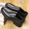 Fashion New Cowhide Slip-on Platform Loafers Men Designer Soft-soled Men's Driving Shoes Fashion Lightweight Business Dress Shoes Male