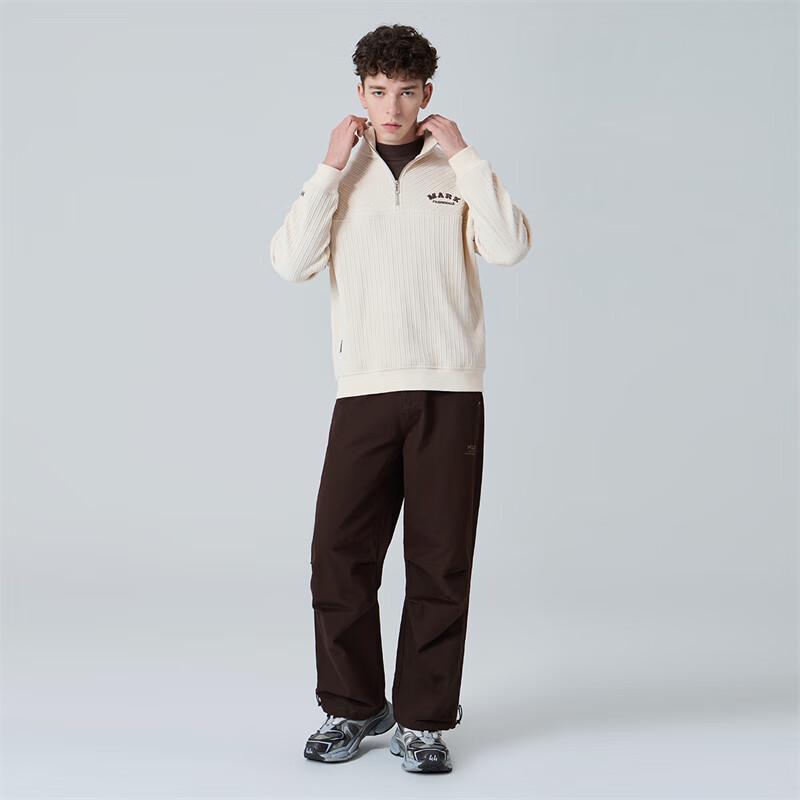 Mark Fairwhale Men's Striped Half-Zip Sweatshirt