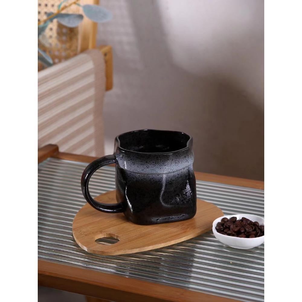 Creative Nordic Style Irregular Ceramic Mug Retro High Value Water Cup Office Simple Coffee Cup