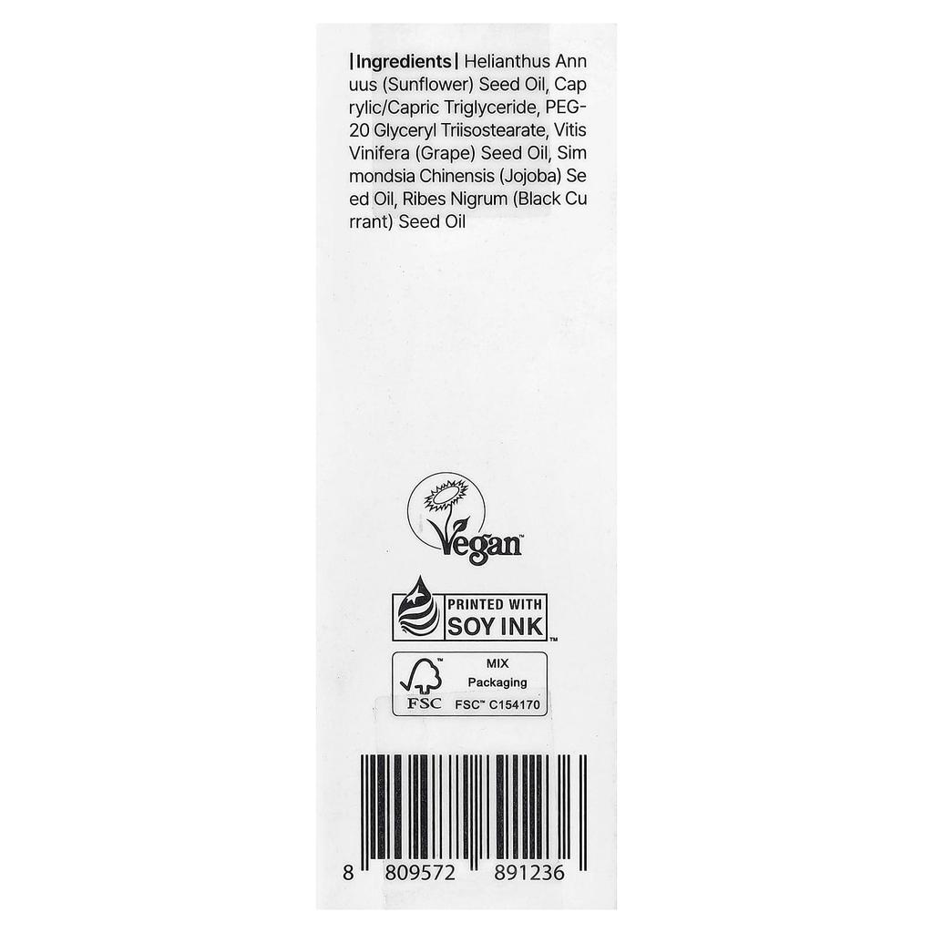 Klairs, Gentle Black Fresh Cleansing Oil, 30Ml (1.01Fl Oz)