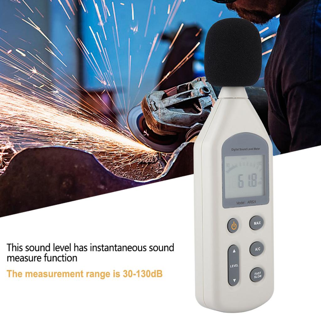 SMART SENSOR AR824 Digital Sound Level Meter Noise Tester Measuring Tool