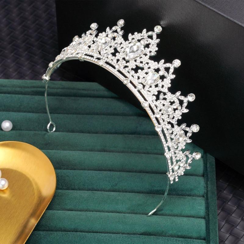 Bridal Crown Tiara Birthday Party Headband Rhinestone Queen Hair Accessories Wedding Dress Crown