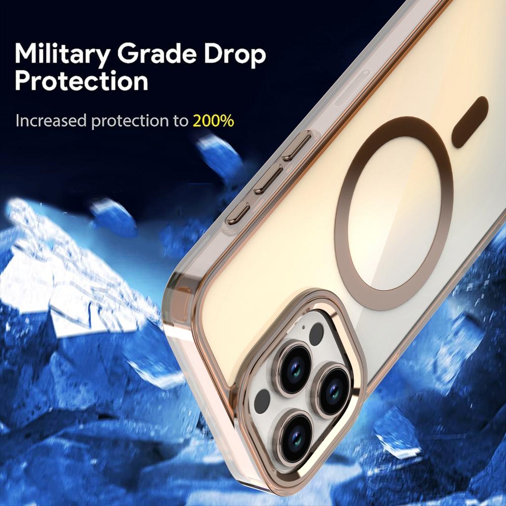 Camera Stand Solid Color for MagSafe Case For iPhone 16 Pro Max 15 14 Pro 13 12 Lens Bracket Protection Shockproof Magnetic Slim Hard PC Phone Cover