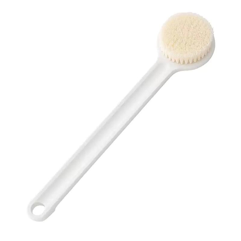 Long Handle Back Brush For Shower Soft Bristles Body Exfoliating Bath Brush Skin Health Shower Back Scrubber Bath Supplies