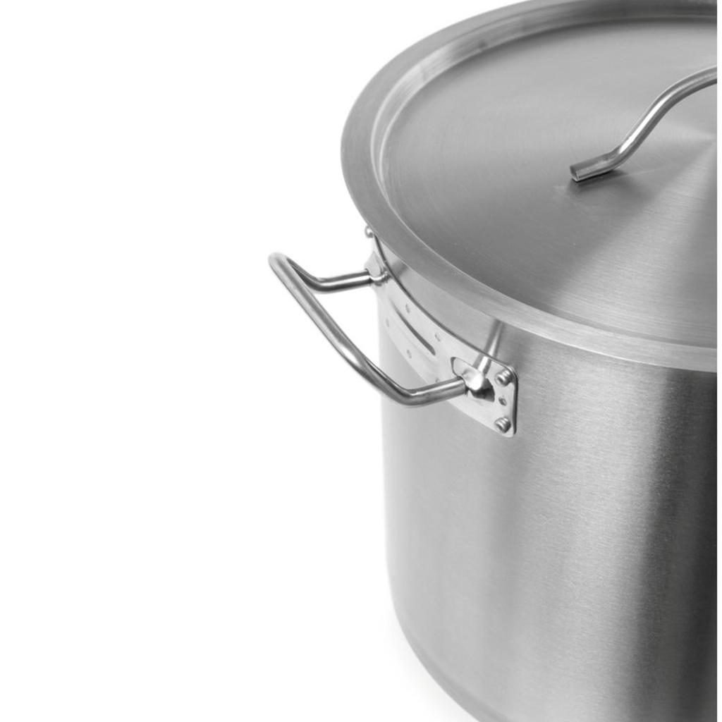 Budget Line mittlerer Topf mit Deckel 32 l 400x260 Hendi 832851