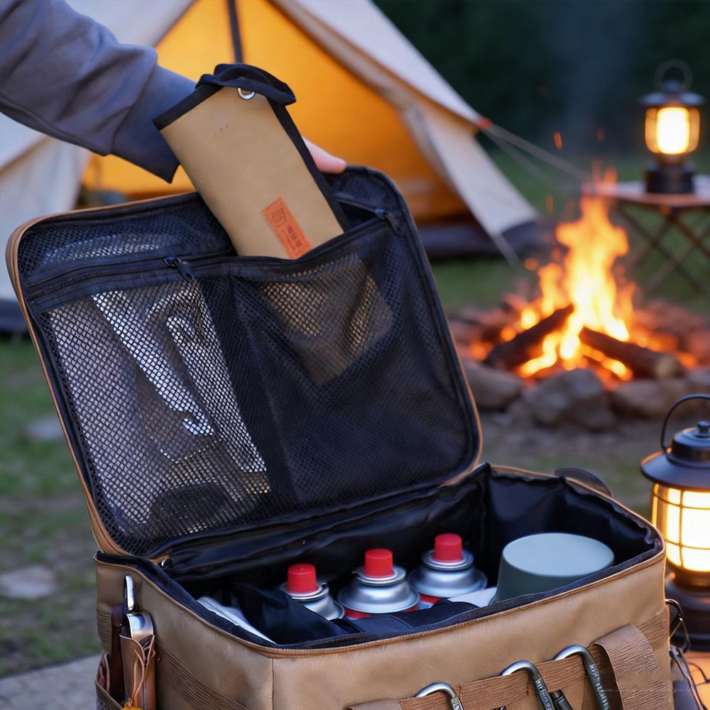 Super Large Capacity Outdoor Foldable Storage Bag Waterproof Camping Tactical Bag for Picnic Kitchenware Tools