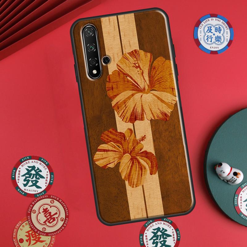 

Hibiscus Retro Hawaiian Flower For Huawei P20 P40 P30 Lite P60 Pro Nova 12s 11i 12i 10 9 SE 5T Y91 Y90 Y60 Y70 Y72 Y61 Case Huawei Nova 12i