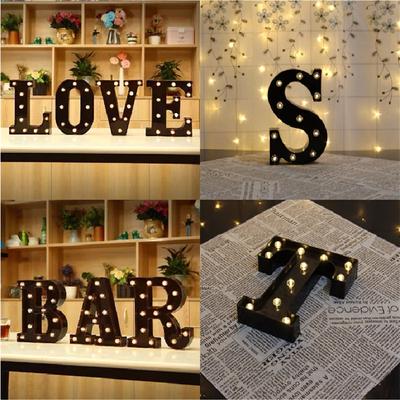 26 LED Letter Lights Decorate Birthday Parties, Weddings, Anniversaries, Party Venues, Garden and Bar Decorations