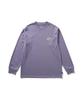 Snow Peak Living With Nature L/S T-Shirt TS-25AU009, Short Sleeve, Men's and Women's, Purple, XL