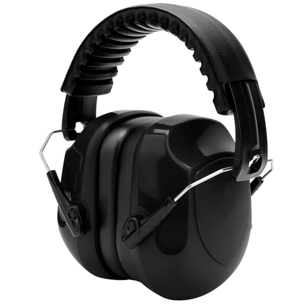 SNR-34dB Anti-Noise Earmuffs Foldable Ear Defenders Adjustable Head Earmuffs  Student Children