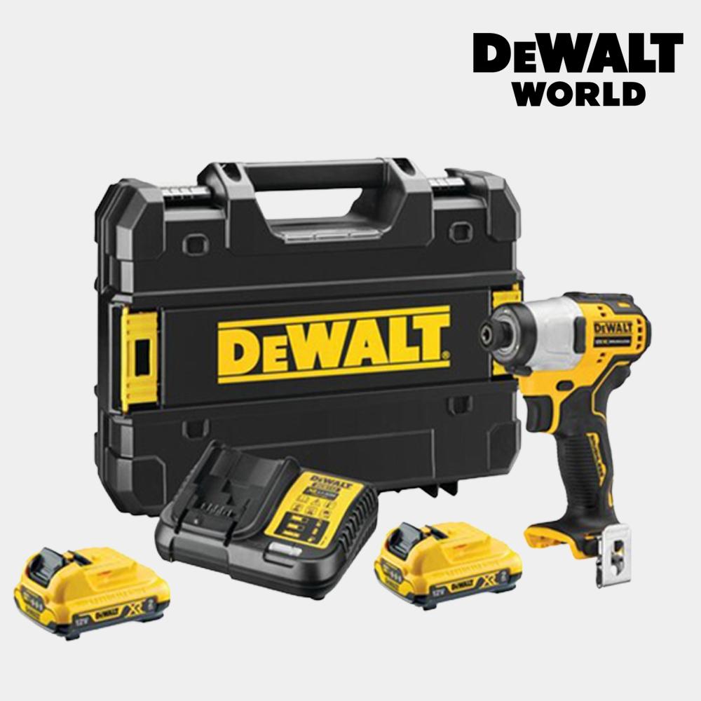 

Аккумуляторная ударная дрель DeWalt DCF801D2 12 В MAX, 2 А, комплект из 2 батарей