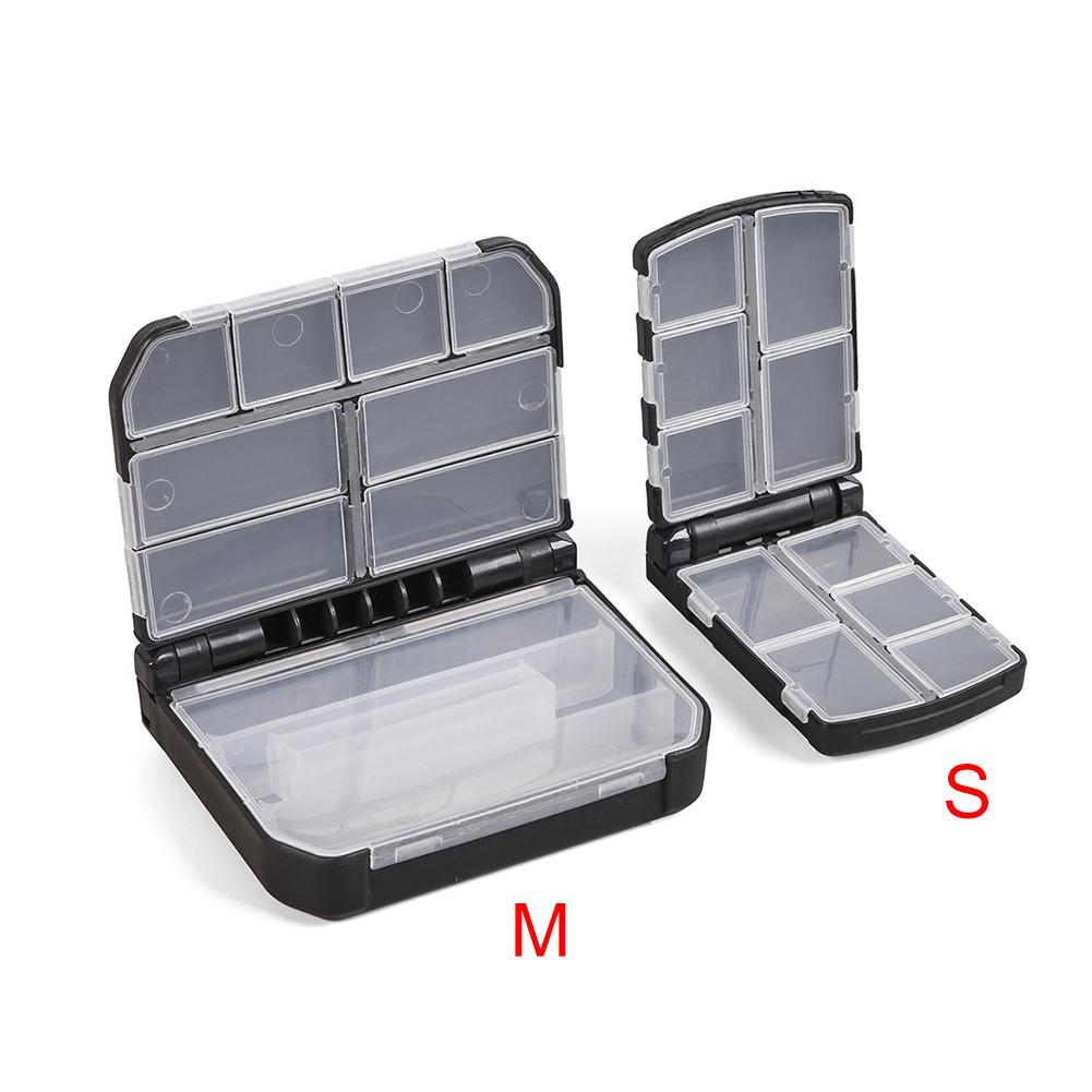 Multi-compartment Fishing Tackle Boxes Storage Case Semi-Automatic Opening ABS Fish Spoon Hook Bait Storage Case
