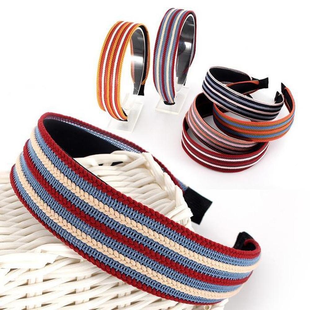 

Красивая широкая повязка на голову (Твердый тип) (6408600) burgundy pink