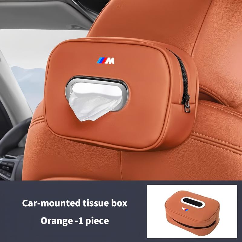 New model car tissue box holder, Napa leather car tissue box, Rear seat tissue box For BMW M6 M5 M3 X1 X3 X5 E38 E39 E46 E53 E60