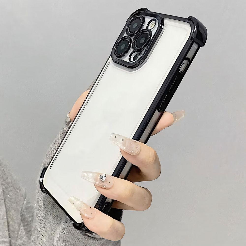 For Tecno Spark Go 1 2025 2024 2023 Spark 20 20C 10C Pop 9 8 7 Pro Case Clear Luxury Shockproof Four Corner Electroplated Cover