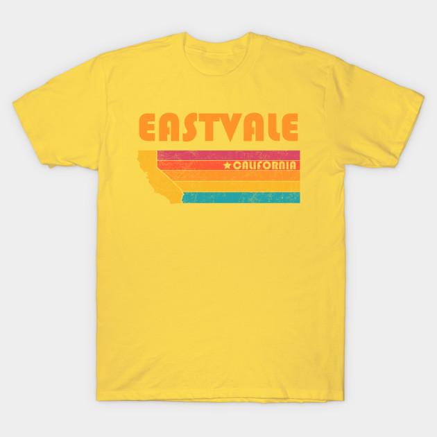 Buy Unisex Fashion TShirt Eastvale California Vintage Distressed