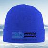 Blue bold letterslogo design Men Women Unisex Knitted Hat Beanie Pullover Cap Winter Thermal Warm Christmas Outdoor Cycling Hik