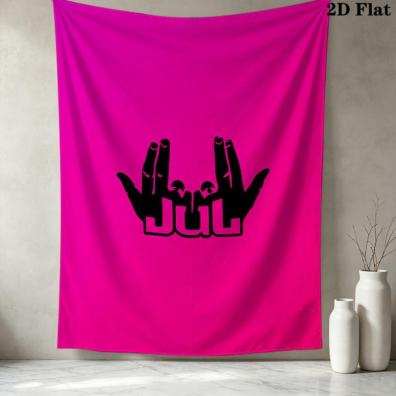 Jul C'Est Pas Des Lol Wall Tapestry Aesthetic Wall Hanging Printed Fabric Blanket Decorative Tapestries For Bedroom Living Room Home Decor