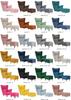 Zoja Wing Chair with Footrest Scandinavian Family Meble Orange Ginger