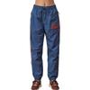 Reebok Casual Pants Unisex Blue Moderate Cuffed Pants 23FRC601UGB0