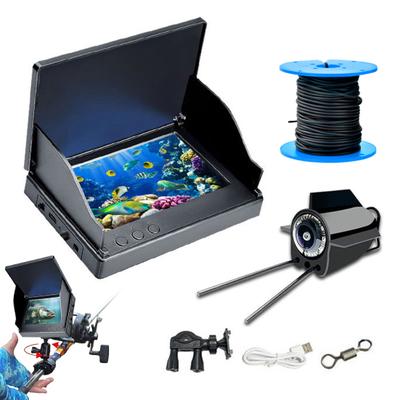 Underwater Fishing Camera 4.3-Inch Screen Fish Finder with Night Vision 220 Degrees Wide Angle View IP68 Waterproof High Clarity