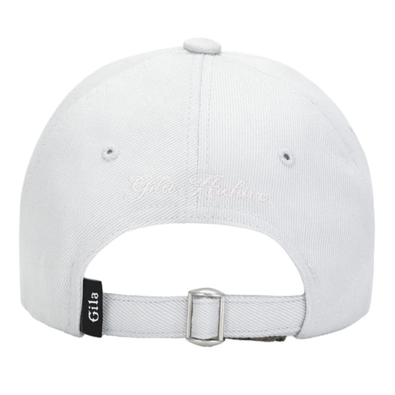 GILA ARCHIVE CROSS PATCHED WING BALLCAP_WHITE