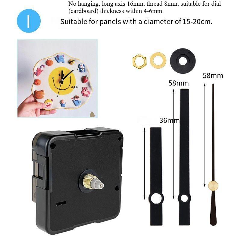 Silent Wall Clock Movement Swing Table Clock Mechanism DIY Timepiece Core Pointer Module Replacement Accessory for Handmade
