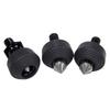 Velbon Tripod Accessory Adjustable Tip Set (V600) for Medium-Sized Tripods, Replacement Tips (Set of 3) 476913