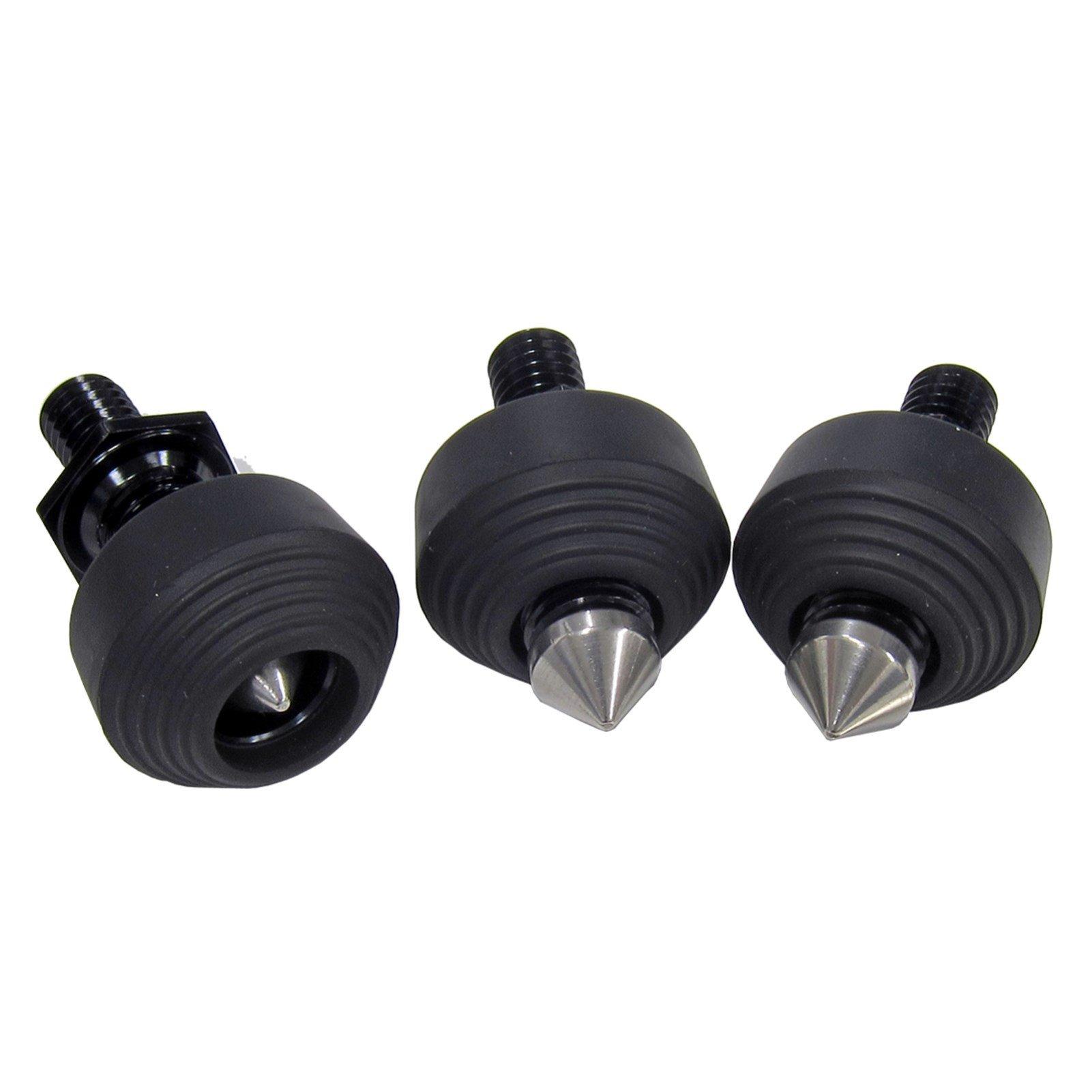 

Velbon Tripod Accessory Adjustable Tip Set (V600) for Medium-Sized Tripods, Replacement Tips (Set of 3) 476913