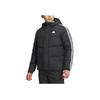 Adidas Unitefit Windproof Warm Water-Repellent Hooded Versatile Comfortable Puffer Jacket Unisex Jackets Black JW6732