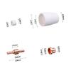 100pcs Plasma Cutter Electrode Tips Cup Extended Consumables Kit  Fit For PT31 PT-31 LG40 Cutting Torch CUT40 CUT50