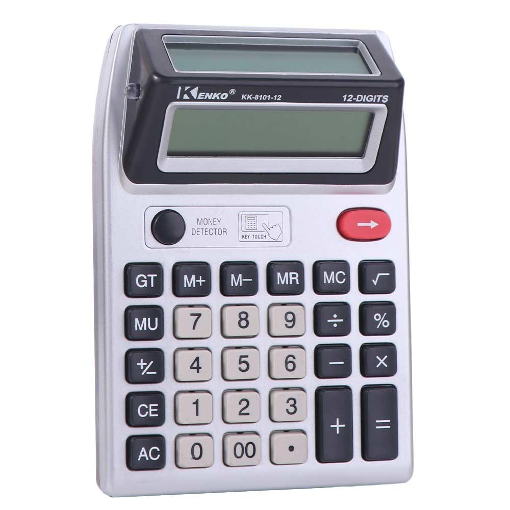 Multifunctional 12 Digits Calculator Dual Screen Desktop Calculator  Home