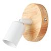 Nordic Japanese Bedroom Bedside Solid Wood Wall Lamp