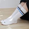 Daily Color Line Long Socks Sky Blue