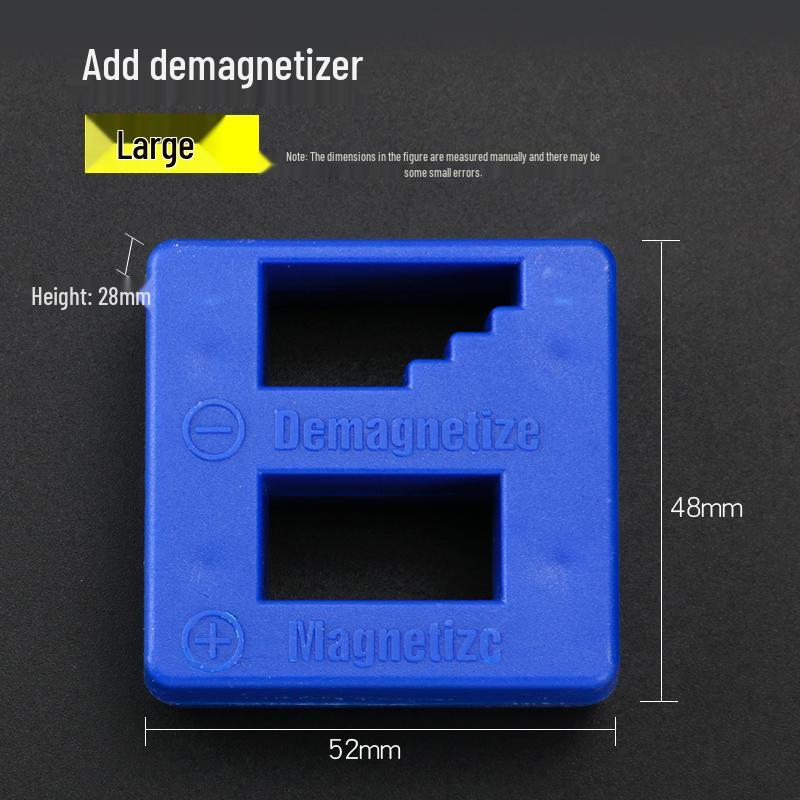 Magnetic Ceramic Drill & Air Screwdriver Bit with Quick Magnetizer/Demagnetizer