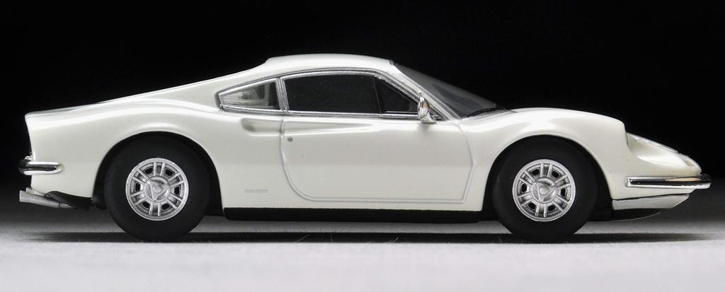 Tomica Limited Vintage TLV Dino 246gt White Finished Product 1/64