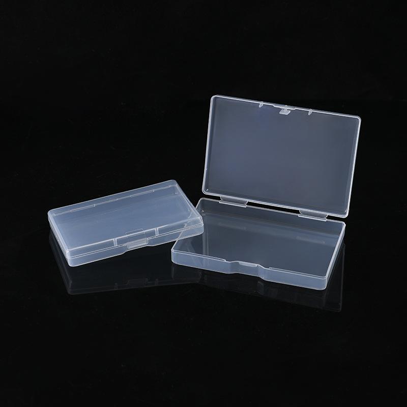 Rectangle All-Empty Plastic Storage Box Business Card Bank Card Dust-Proof Storage Box Soap Flakes Wax Grains Plastic Packaging Box