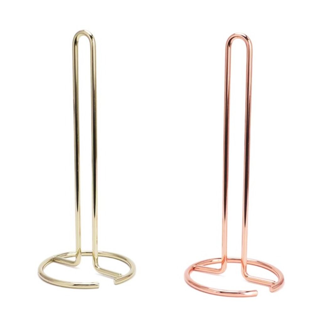 Vertical Roll Paper Towel Holder Iron Paper Towel Stand Vertical Napkins Rack  Table Decor