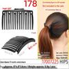 Magic Double Row Elastic Hair Comb Insert for Unique DIY Styling