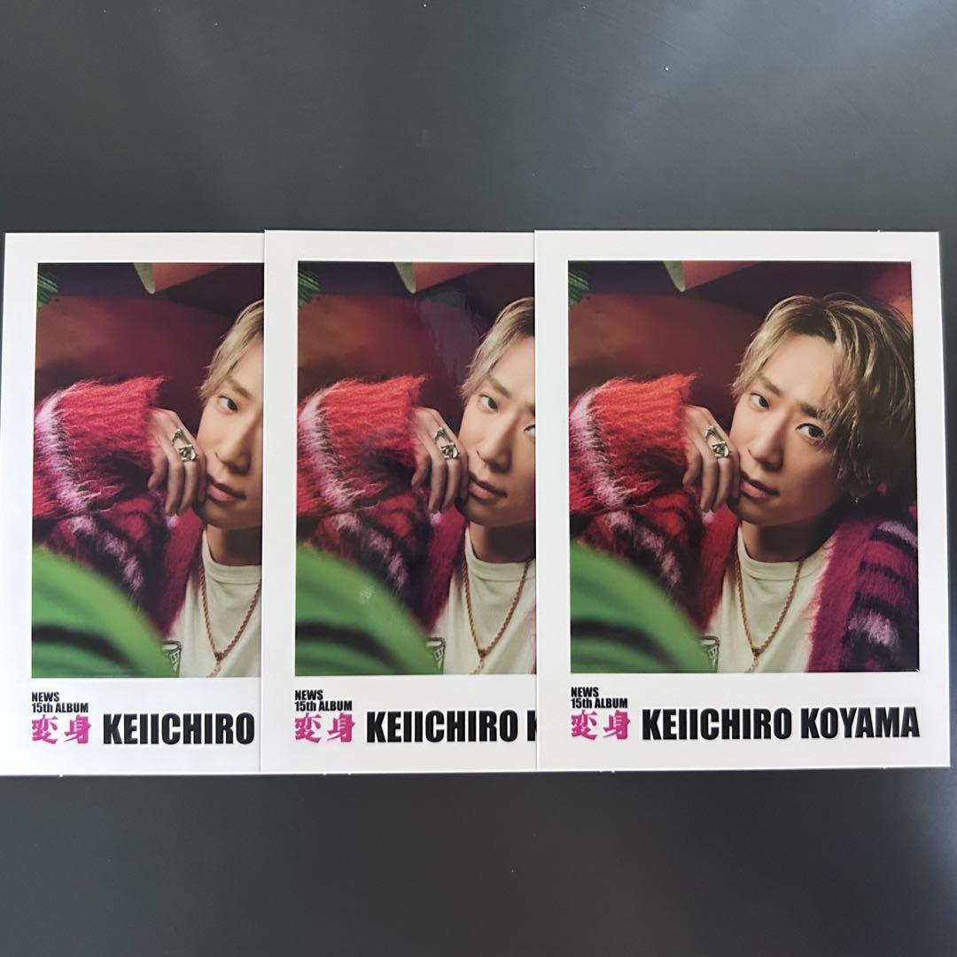 

[Б/У] NEWS Бонус, ограниченный местом проведения, карточка в стиле Instax Кейичиро Кояма