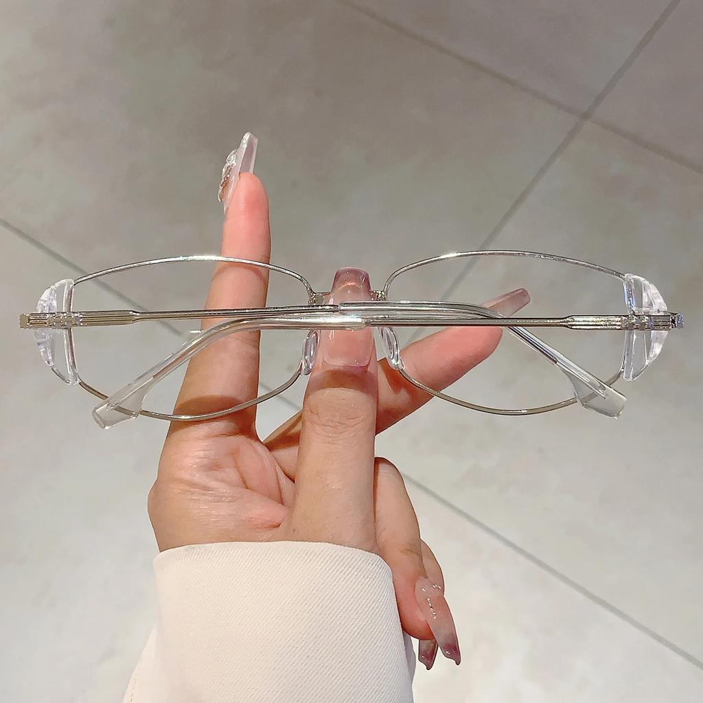 Retro Cat Eye Sunglasses Women Popular Korean Style Trends Shades Fashion Luxury Brand Metal Design Sun Glasses