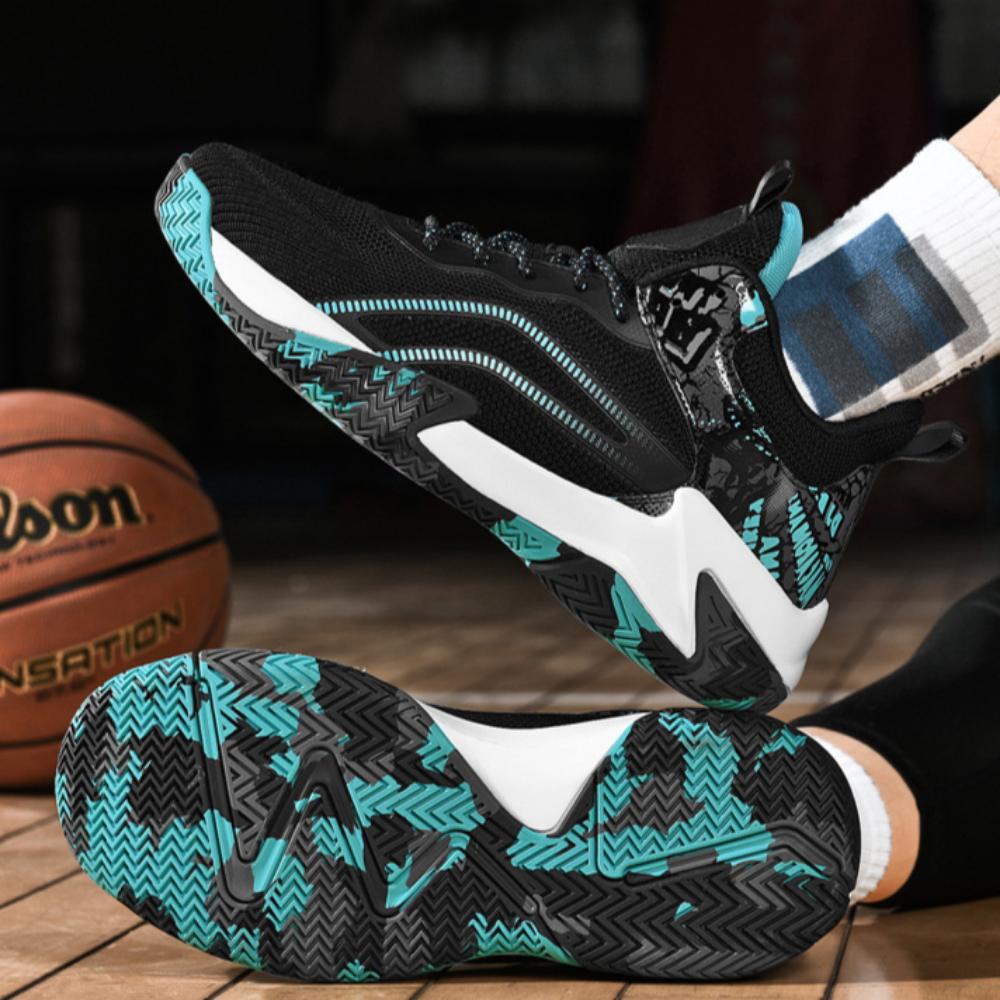 Basketball Shoes Boys Shoes Sports Casual Mesh Running Basketball Shoes