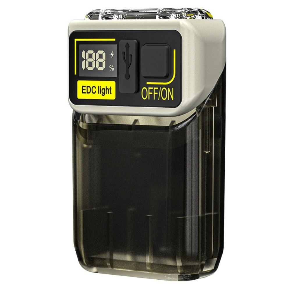 1200mAh Mini Magnetic Flashlight Waterproof Hat Clip Light Pocket Camping Light  Hiking