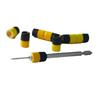 Universal Magnetic Screwdriver Bit with Strong Cross/Slotted Tip and Magnetic Ring for Home Use
